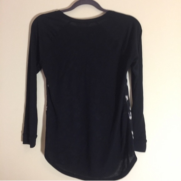 Rebecca Taylor leopard raglan top - Picture 2 of 3